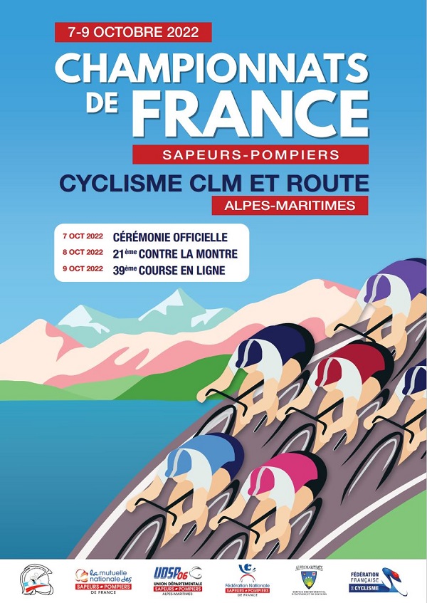 flyer chpt france cyclisme clm route 2022